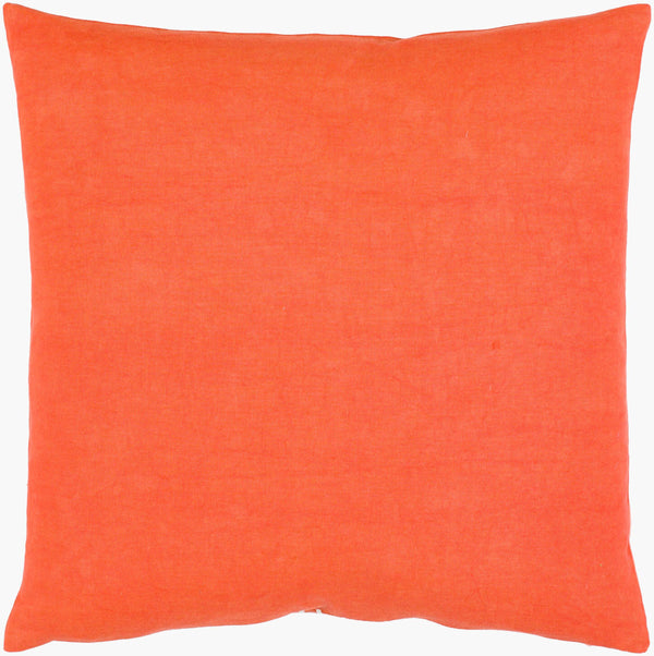 Surya Lachen Modern Minimalist 13"L X 20"W Cotton Lumbar Pillow - Chic Comfort For Every Living Space Burnt Orange Cotton,Cotton Lhn010-1320d