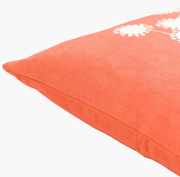 Surya Lachen Modern Minimalist 13"L X 20"W Cotton Lumbar Pillow - Chic Comfort For Every Living Space Burnt Orange Cotton,Cotton Lhn010-1320d