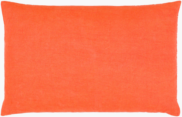 Surya Lachen Modern Minimalist 13"L X 20"W Cotton Lumbar Pillow - Chic Comfort For Every Living Space Burnt Orange Cotton,Cotton Lhn014-1320