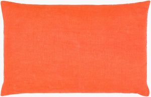 Surya Lachen 18” X 18” Cotton Accent Pillow - Chic Minimalist Modern Elegance For Any Living Space Burnt Orange Cotton,Cotton Lhn014-1818d