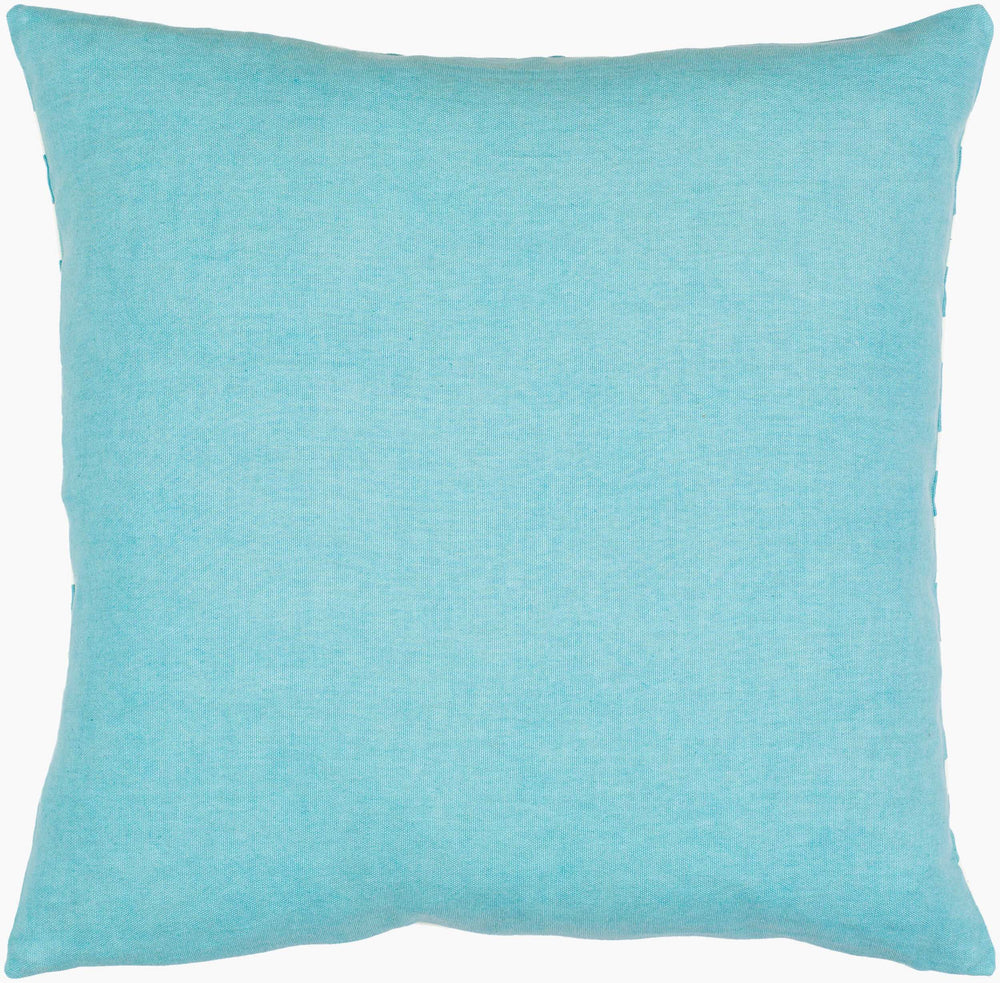 Surya Lachen Modern Minimalist 13"L X 20"W Cotton Lumbar Pillow - Chic Comfort For Every Living Space Teal Cotton,Cotton Lhn017-1320