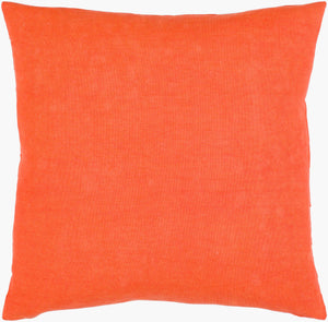 Surya Lachen Modern Minimalist 13"L X 20"W Cotton Lumbar Pillow - Chic Comfort For Every Living Space Burnt Orange Cotton,Cotton Lhn018-1320