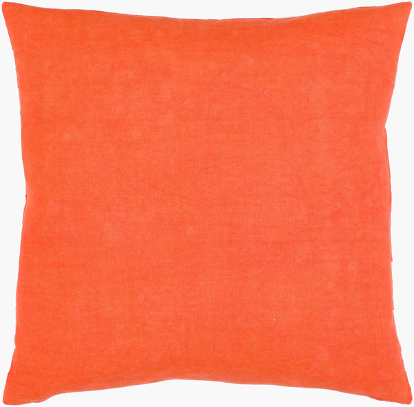 Surya Lachen Modern Minimalist 13"L X 20"W Cotton Lumbar Pillow - Chic Comfort For Every Living Space Burnt Orange Cotton,Cotton Lhn018-1320