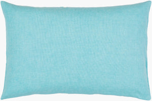 Surya Lachen 18” X 18” Cotton Accent Pillow - Chic Minimalist Modern Elegance For Any Living Space Teal Cotton,Cotton Lhn021-2020