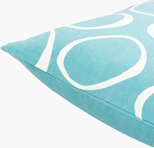 Surya Lachen 18” X 18” Cotton Accent Pillow - Chic Minimalist Modern Elegance For Any Living Space Teal Cotton,Cotton Lhn021-2020