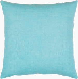 Surya Lachen 18” X 18” Cotton Accent Pillow - Chic Minimalist Modern Elegance For Any Living Space Teal Cotton,Cotton Lhn024-1818p