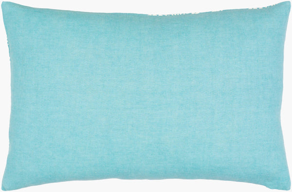 Surya Lachen 18” X 18” Cotton Accent Pillow - Chic Minimalist Modern Elegance For Any Living Space Teal Cotton,Cotton Lhn024-1818p
