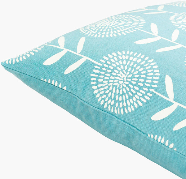 Surya Lachen 18” X 18” Cotton Accent Pillow - Chic Minimalist Modern Elegance For Any Living Space Teal Cotton,Cotton Lhn024-1818p