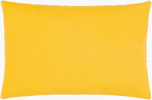 Surya Lachen 18” X 18” Cotton Accent Pillow - Chic Minimalist Modern Elegance For Any Living Space Saffron Cotton,Cotton Lhn025-1818