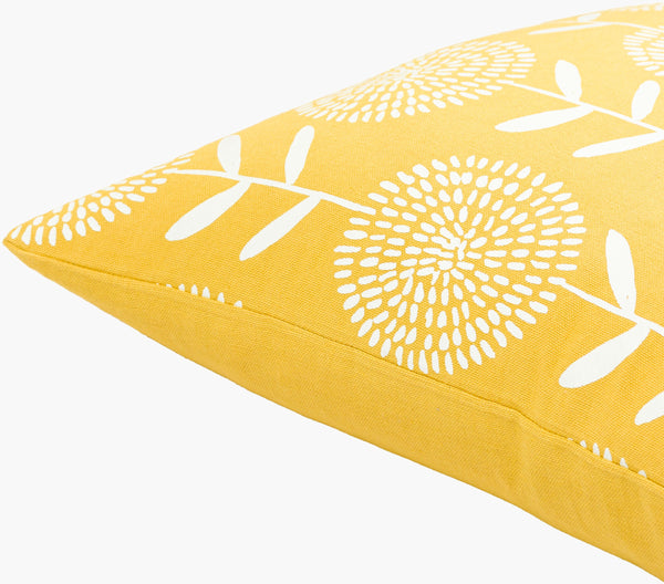 Surya Lachen 18” X 18” Cotton Accent Pillow - Chic Minimalist Modern Elegance For Any Living Space Saffron Cotton,Cotton Lhn025-1818