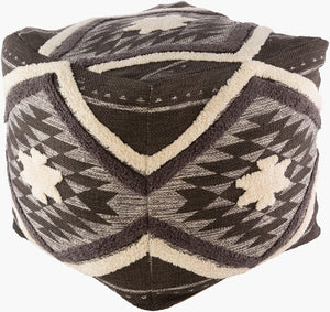 Livabliss Lachlan Handcrafted Woven Cotton Cube Pouf for Bohemian and Rustic Living Spaces LHPF001-181818
