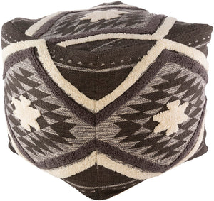 Lachlan LHPF-001 18"H x 18"W x 18"D Pouf LHPF001-181818 Livabliss Surya