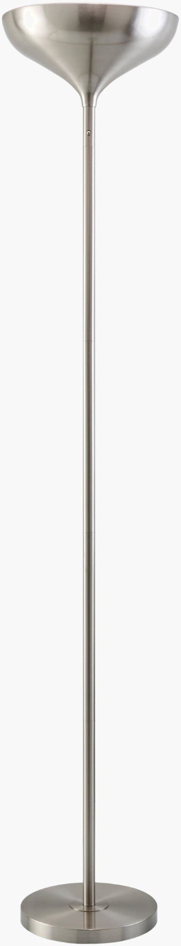 Livabliss Luhu Art Deco Iron Floor Lamp Slim Sculptural Design for Living Room or Bedroom LHU-001
