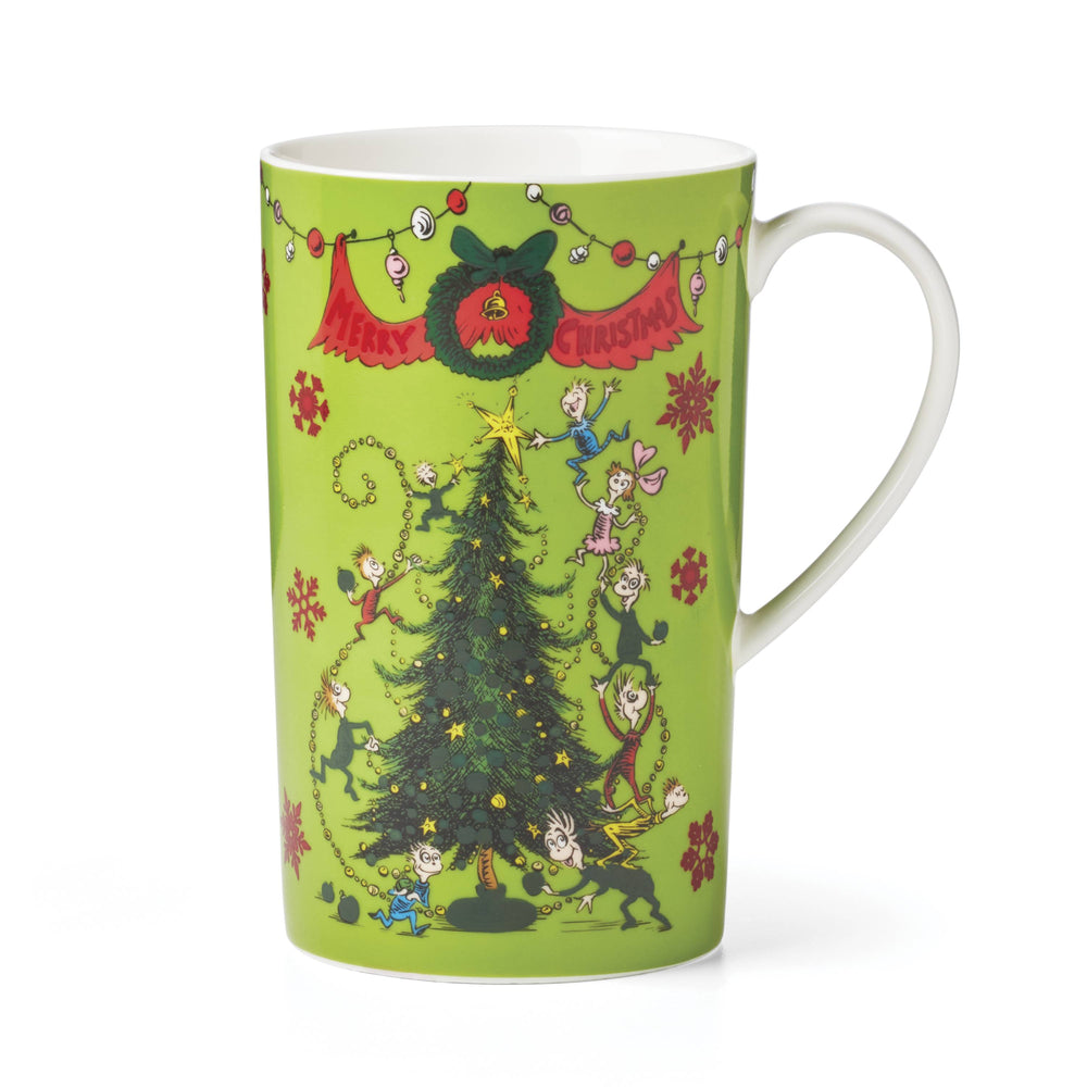 Lenox Merry Grinchmas Magic Heat-Changing Mug Green, IVORY PORCELAIN 896339