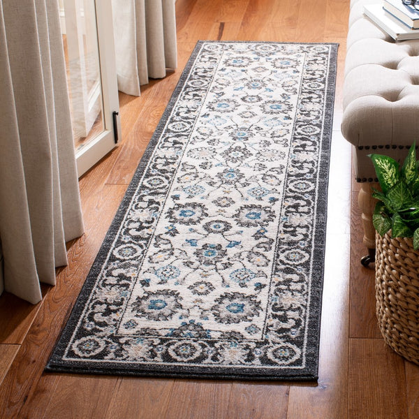 Safavieh Liberty 750 Power Loomed Traditional Rug Dark Grey / Ivory LIB750H-5