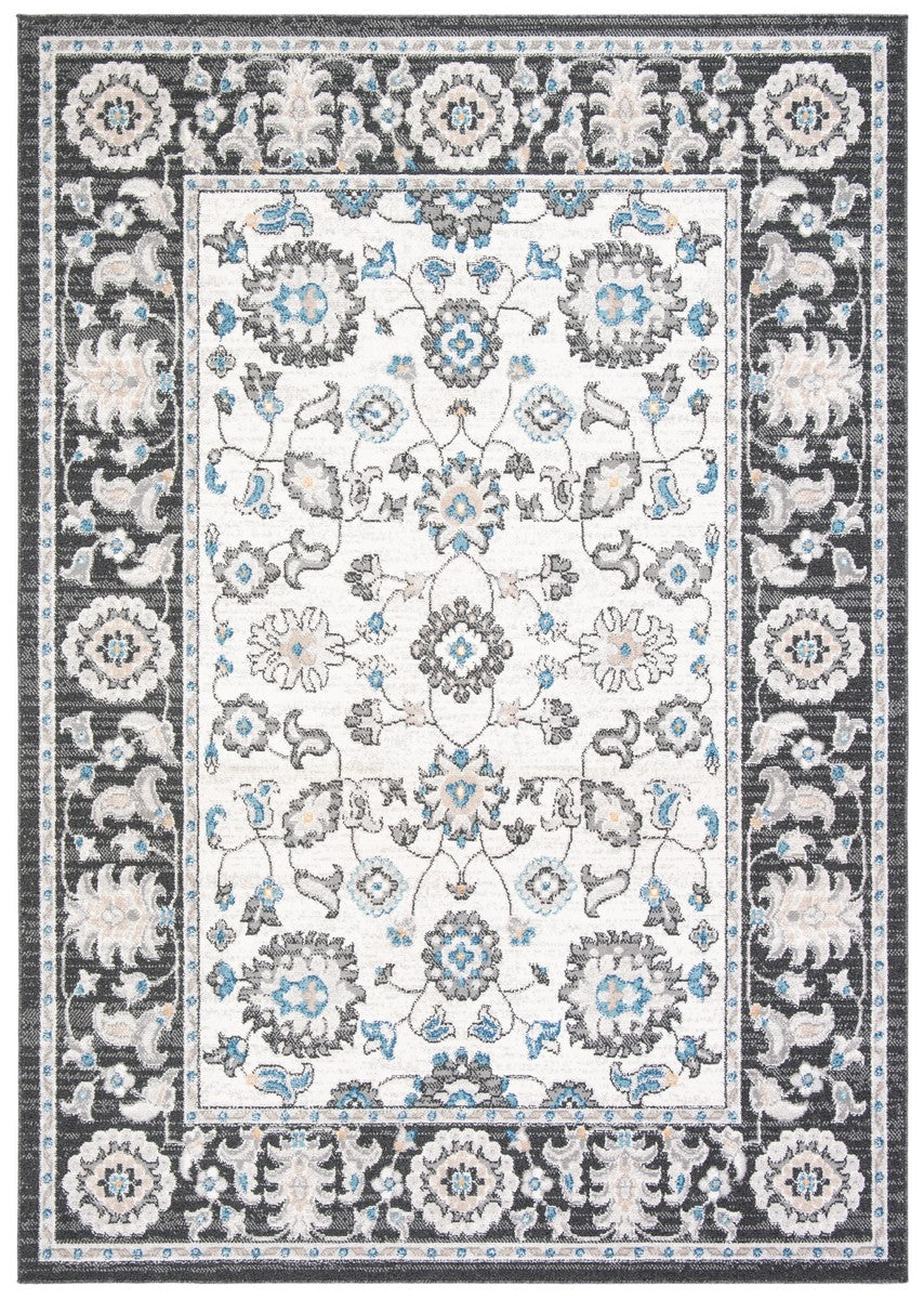 Safavieh Liberty 750 Power Loomed Traditional Rug Dark Grey / Ivory LIB750H-5