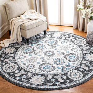 Safavieh Liberty 750 Power Loomed Traditional Rug Dark Grey / Ivory LIB750H-5