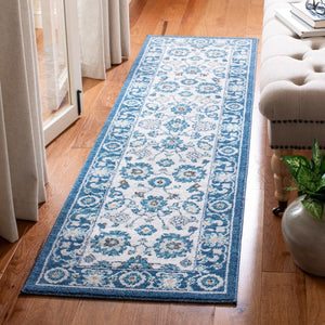 Safavieh Liberty 750 Power Loomed Traditional Rug Dark Blue / Ivory LIB750N-5