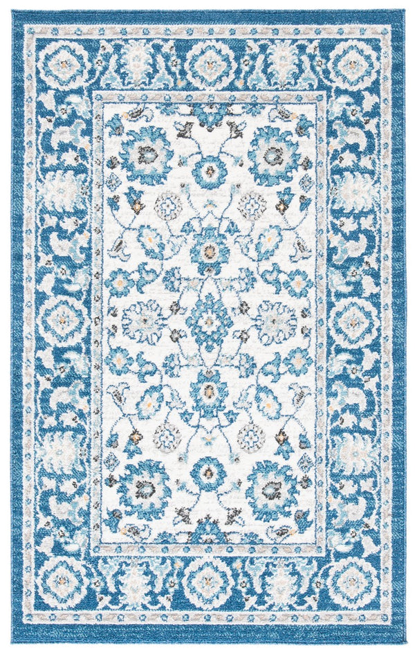 Safavieh Liberty 750 Power Loomed Traditional Rug Dark Blue / Ivory LIB750N-5