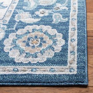 Safavieh Liberty 750 Power Loomed Traditional Rug Dark Blue / Ivory LIB750N-5