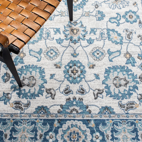 Safavieh Liberty 750 Power Loomed Traditional Rug Dark Blue / Ivory LIB750N-5