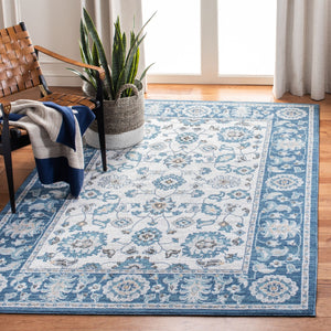 Safavieh Liberty 750 Power Loomed Traditional Rug Dark Blue / Ivory LIB750N-5