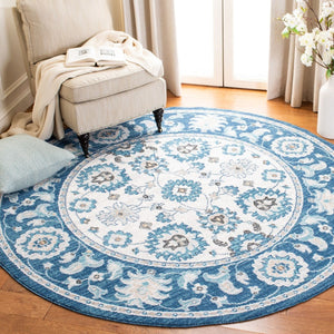 Safavieh Liberty 750 Power Loomed Traditional Rug Dark Blue / Ivory LIB750N-5