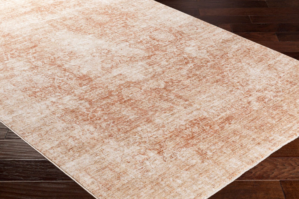 Livabliss Lincoln Machine Woven Polyester Area Rug with Fringe Border for Living Dining Rooms Rust, Mustard 8'10" x 13'1" LIC2301-9131
