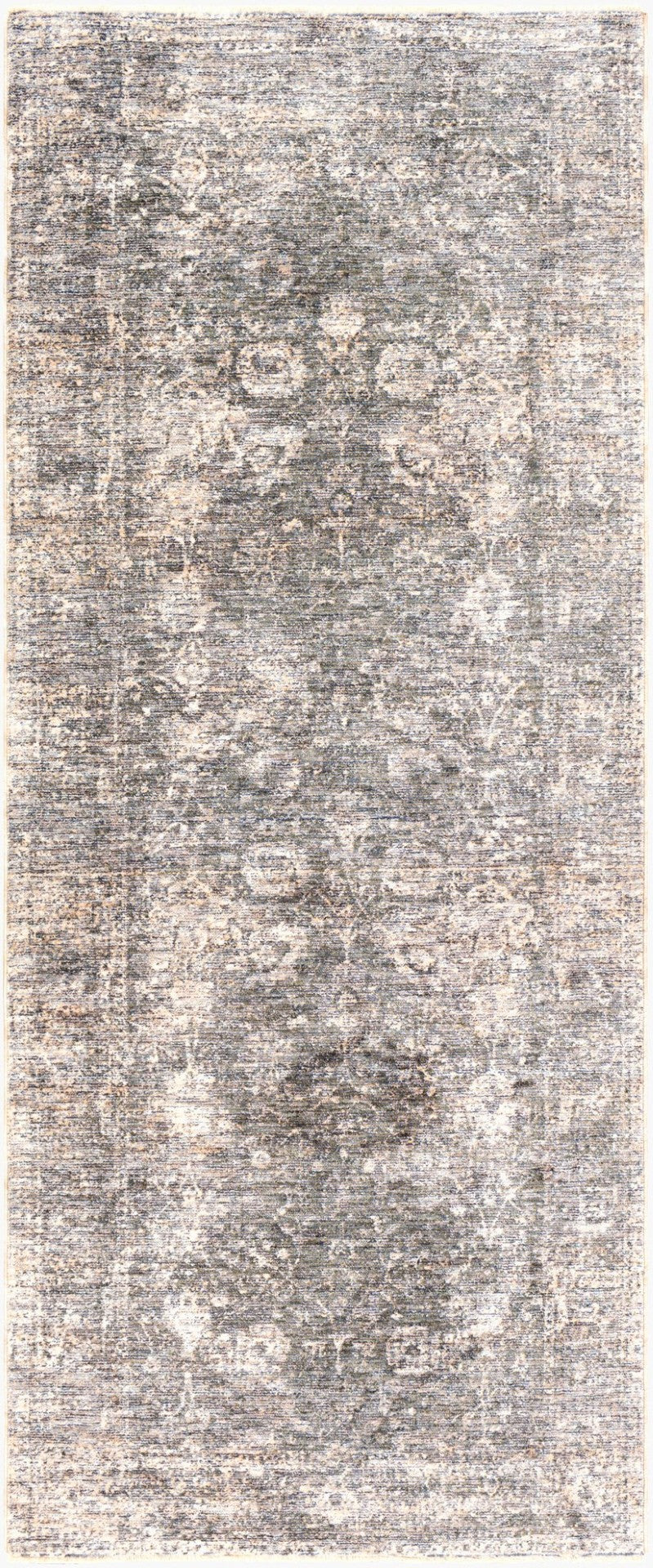 Livabliss Lincoln Traditional Fringe Runner Rug Polyester Hallway Accent with Vintage Appeal LIC2304-338
