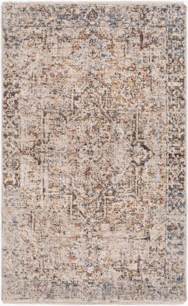 Livabliss Lincoln Traditional Fringe Accent Rug Machine Woven Polyester for Entryways and Hallways LIC2306-233