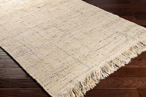 Surya Linden Handmade 2' X 3' Cottage-style Area Rug In Wool & Jute With Elegant Fringe For Cozy Spaces Gray Jute,Wool Lid1000-23