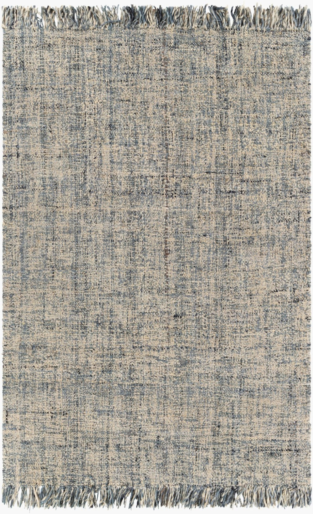 Surya Linden Handwoven Wool Jute Flatweave Area Rug with Fringe for Living Room Decor LID1001-81012