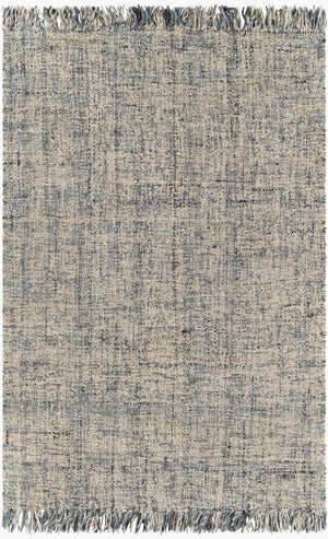 Surya Linden Handwoven Wool Jute Flatweave Area Rug with Fringe for Living Room Decor LID1001-81012
