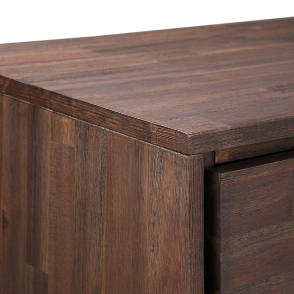 English Elm Lowry - Handcrafted Medium Storage Cabinet With Rustic Charm And Adjustable Shelves In Charcoal Brown B136P158855
