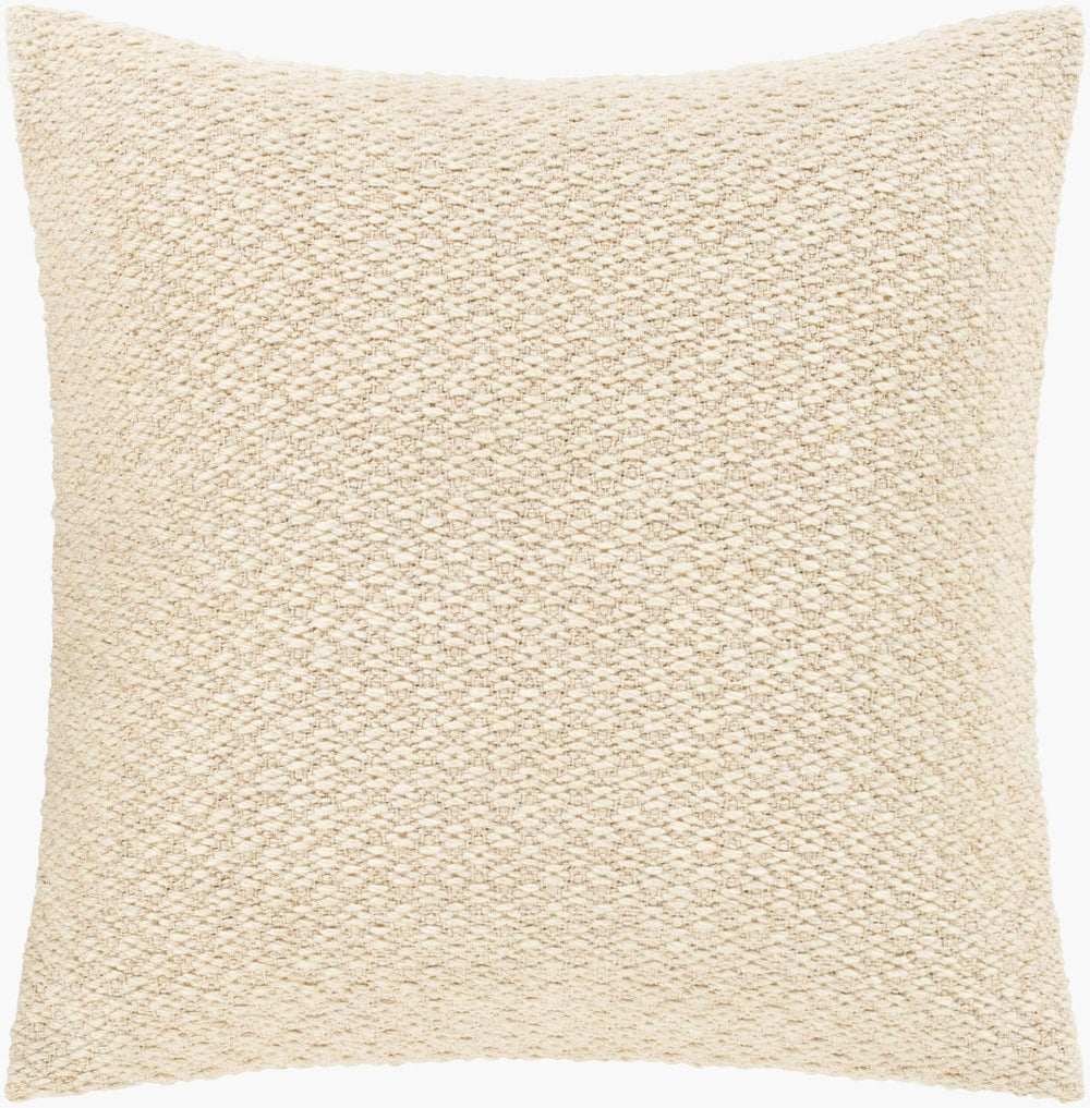 Livabliss Leif Cotton Wool Blend Woven Accent Pillow for Farmhouse and Scandinavian Rooms LIF002-2020