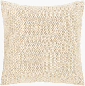 Livabliss Leif Cotton Wool Blend Woven Accent Pillow for Farmhouse and Scandinavian Rooms LIF002-2020