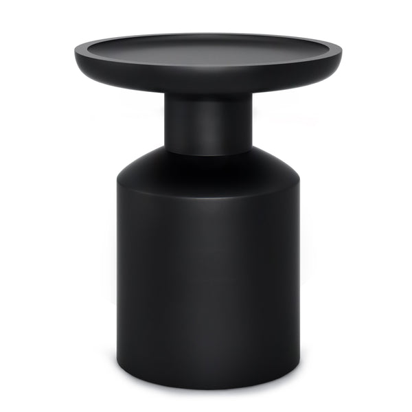 English Elm Haynes Solid Mango Accent Table – Handcrafted Sculptural Wood End Table, Boho Style, Multipurpose Black B136P158439