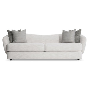 Bernhardt Bernhardt Margot Sofa — Curved Back, Deep Seat Cushions, Tailored Upholstery & Two Throw Pillows - Made to Order P5417A