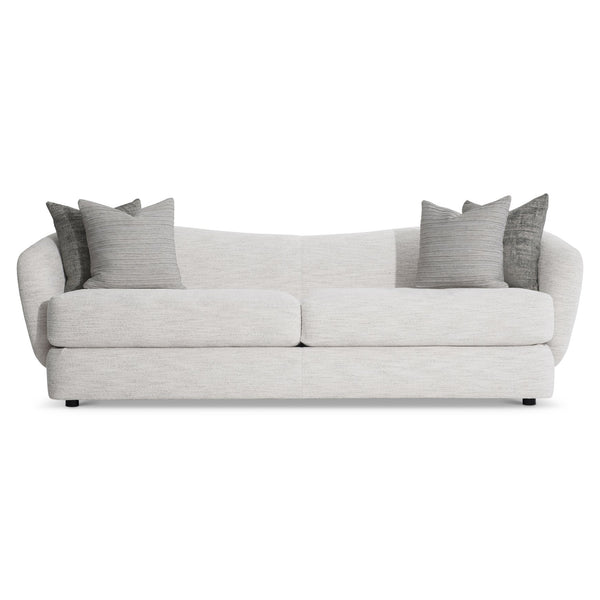 Bernhardt Bernhardt Margot Sofa — Curved Back, Deep Seat Cushions, Tailored Upholstery & Two Throw Pillows - Made to Order P5417A