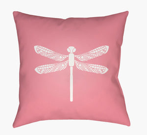 Livabliss Dragonfly Woven Accent Pillow Artisan Motif for Bohemian or Transitional Sofas LIL026-1818