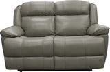 Parker House Parker Living Eclipse - Florence Heron Power Reclining Loveseat Florence Heron Top Grain Leather with Match (X) MECL#822PH-FHE