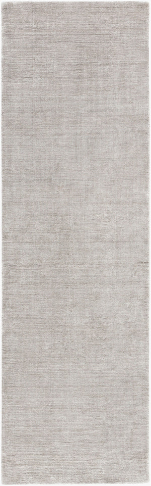 Surya Linen 2'6" X 8' Hand Loomed Rug - Modern Decor With Natural Elegance, Medium Pile & One Year Warranty Taupe Linen,Viscose Lin1002-268