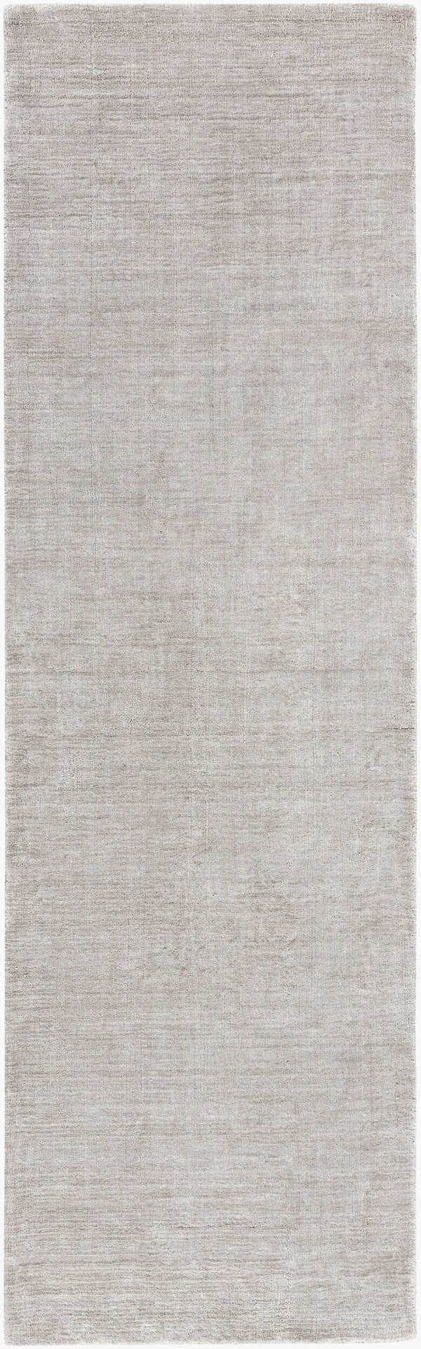 Surya Linen 2'6" X 8' Hand Loomed Rug - Modern Decor With Natural Elegance, Medium Pile & One Year Warranty Taupe Linen,Viscose Lin1002-268