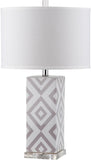 Safavieh Diamonds 27 Inch H Table Lamp Grey LITS4135C