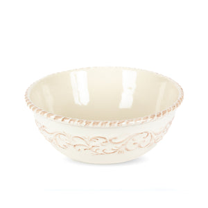 Acanthus Stoneware Bowl on Base EAW31559 Park Hill