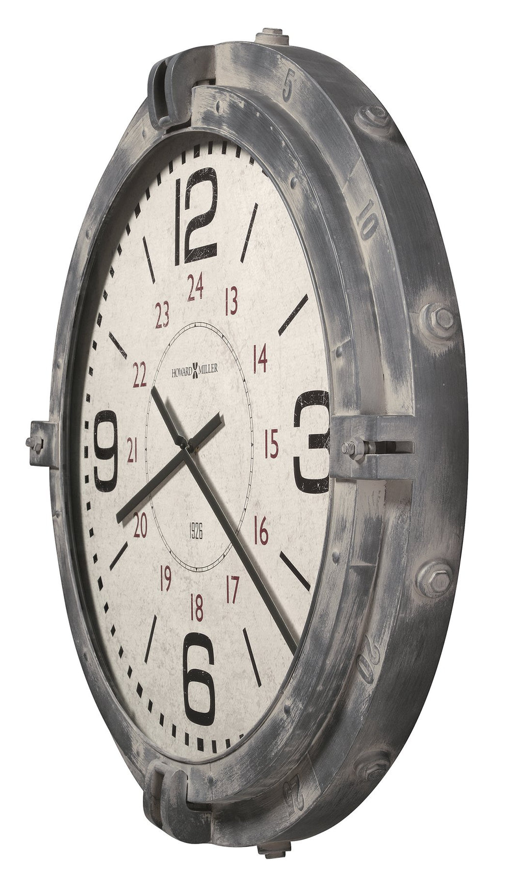 Hekman Furniture 625659 Antique Nautical Wall Clock - Oversized, Vintage Aesthetic With Intricate Detailing & Quartz Movement  Seven Seas Wall Clock 625659