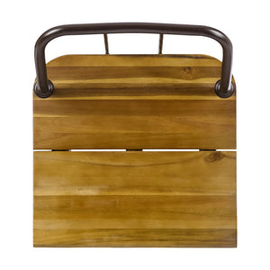 English Elm Christopher Knight Home® - DENALI Outdoor Industrial Wood & Metal Bar Stools Set of 2 — 30" Weather‑Resistant Acacia Seats, Iron Frame 61328.00