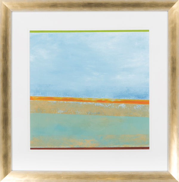 Surya Framed Wall Art Lj-4003 - 29"H X 28"W, Stylish Home Decor, Made In U.S.A., 30-day Warranty Main, Blue Paper Lj4066-2728