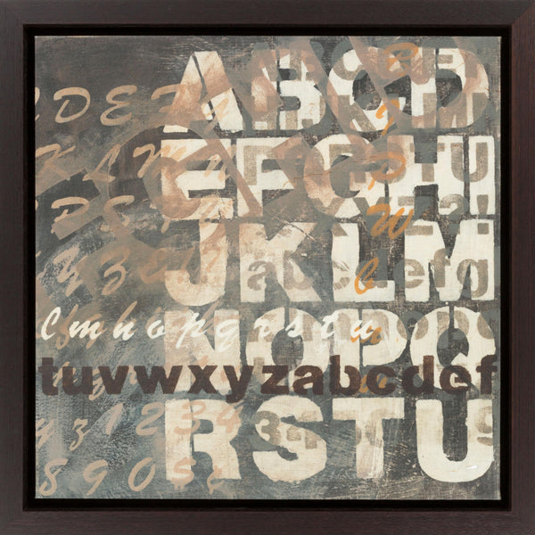 Surya Framed Wall Art Lj-4003 - 29"H X 28"W, Stylish Home Decor, Made In U.S.A., 30-day Warranty Main, Gray Canvas Lj4119-2727