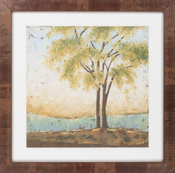 Surya Framed Wall Art Lj-4003 - 29"H X 28"W, Stylish Home Decor, Made In U.S.A., 30-day Warranty Main, Green Paper Lj4145-3434